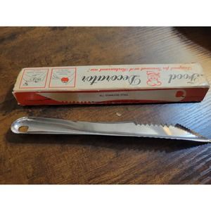 Vintage Food Decorator Kitchen Peeler - Citrus, Fruit, Potato - Stainless Steel